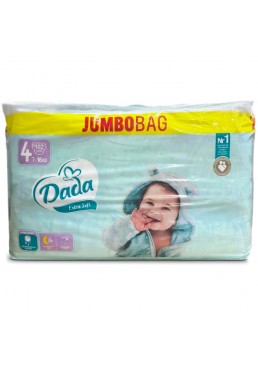 Підгузки дитячі Dada Extra Soft, розмір 4 (7–16 кг), 102 шт